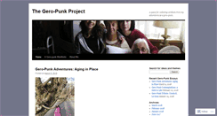 Desktop Screenshot of geropunkproject.org